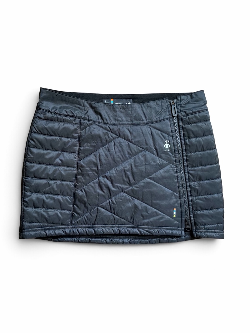 Smartwool Smartloft zip Merino Wool Mini Skirt Black Small